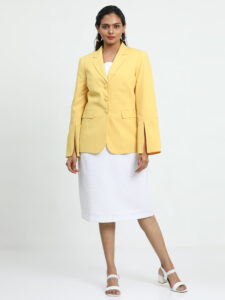Formal Jacket Yellow Butter