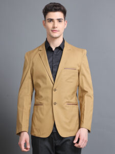 Comfort fit ,casual jacket ,lined (Mustard)