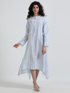 Top-long Flared knee length top with Culottes